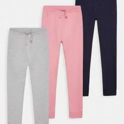 Friboo BASIC GIRLS 3 PACK - Jogginghose - Pink, Grey, Dark Blue, Kinder
