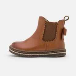 Friboo LEATHER - Stiefelette - Cognac, Kinder