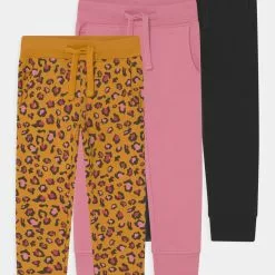 Friboo BASIC GIRLS 3 PACK - Jogginghose - Pink/black/yellow, Kinder