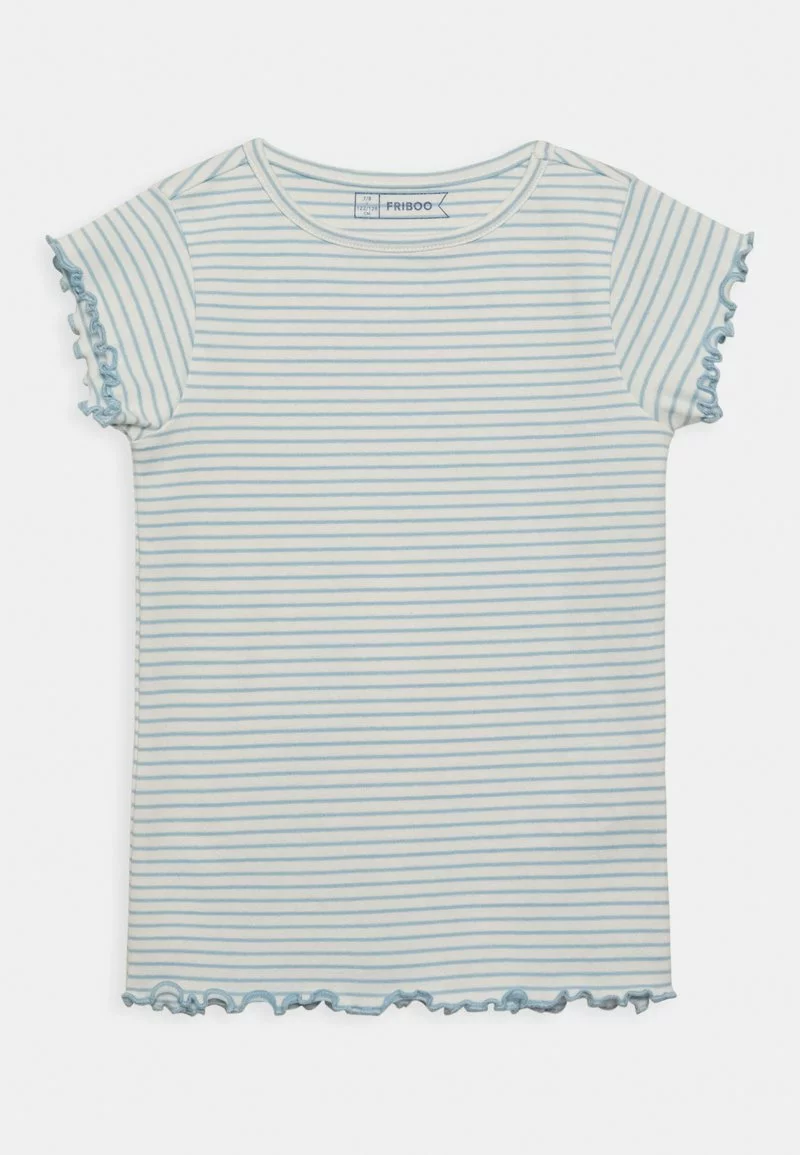 Friboo 3 PACK GIRL RIB TEE - T-Shirt Basic - Blue - 502_yellow - 202_pink - 402, Kinder – Bild 3