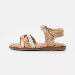 Friboo LEATHER SANDALS - Riemensandalette - Rose Gold Coloured, Kinder
