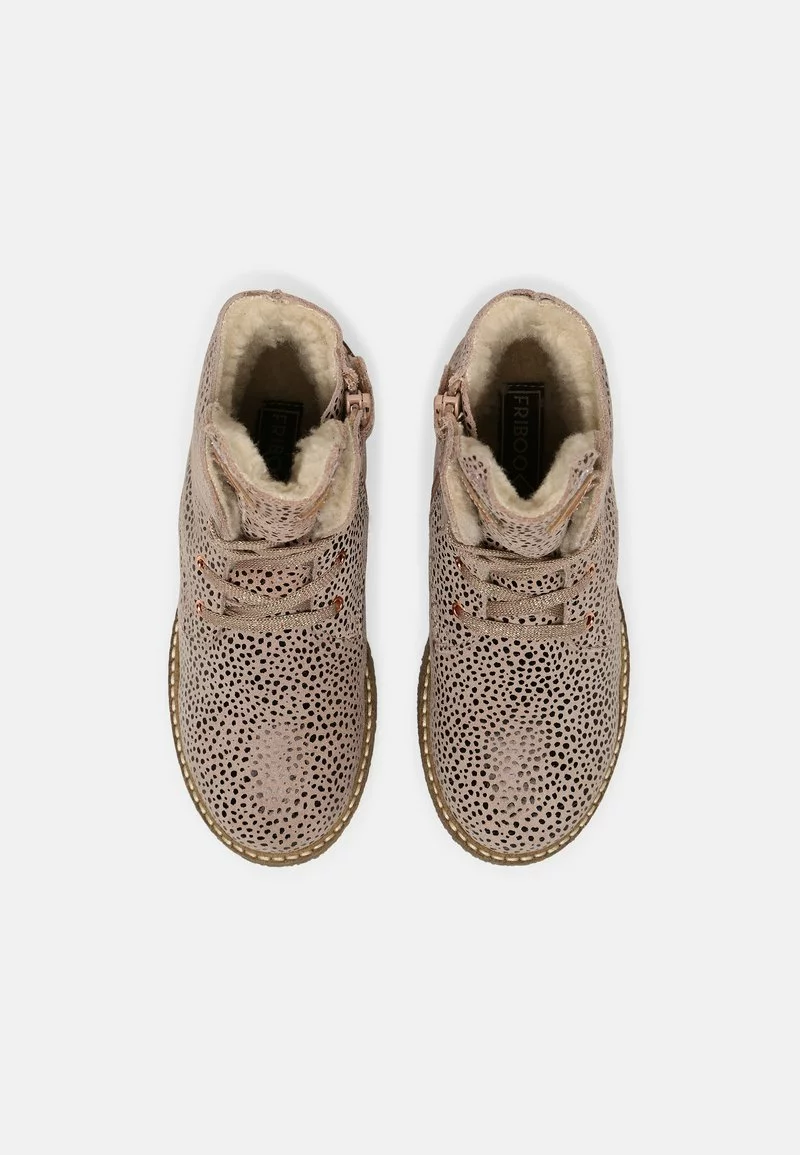 Friboo LEATHER - Schnürstiefelette - Light Pink, Kinder – Bild 4