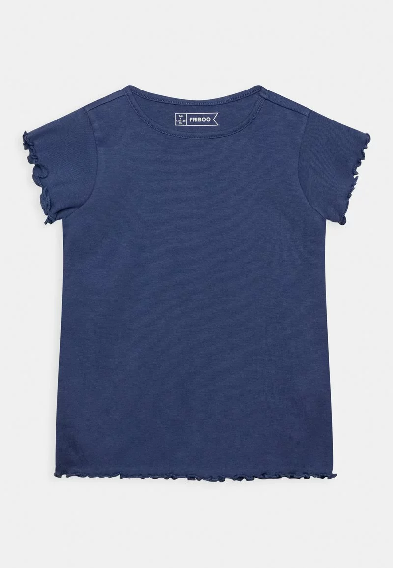 Friboo 3 PACK GIRL RIB TEE - T-Shirt Basic - 401 - Light Pink_102 - Grey_503 - Dark Blue, Kinder – Bild 4