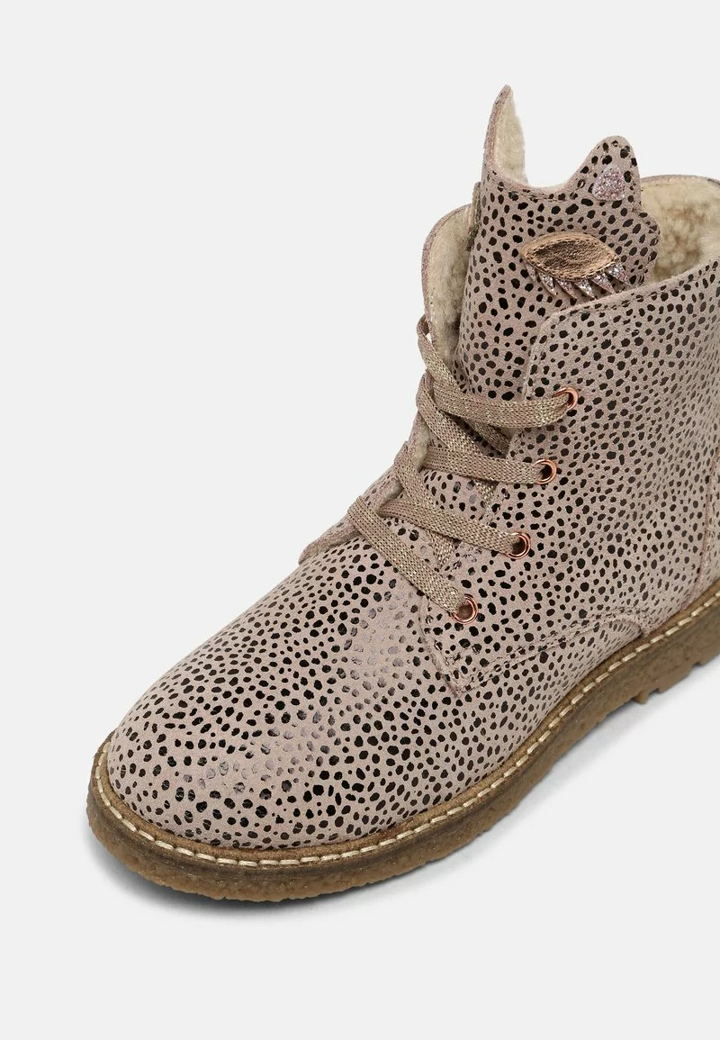 Friboo LEATHER - Schnürstiefelette - Light Pink, Kinder – Bild 7