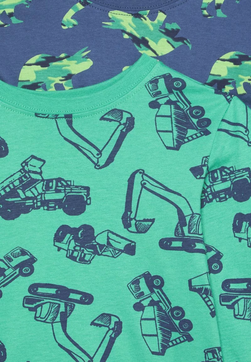 Friboo 4 PACK - Langarmshirt - Yellow/dark Blue/green, Herren – Bild 4