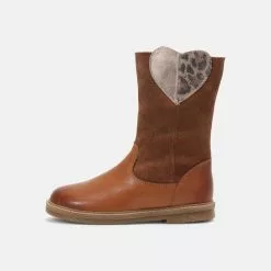 Friboo LEATHER - Stiefel - Cognac, Kinder