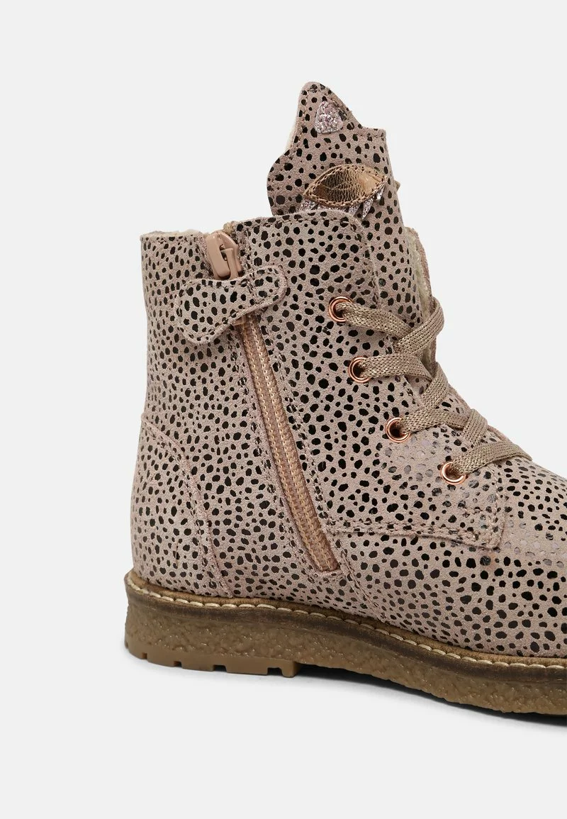 Friboo LEATHER - Schnürstiefelette - Light Pink, Kinder – Bild 5